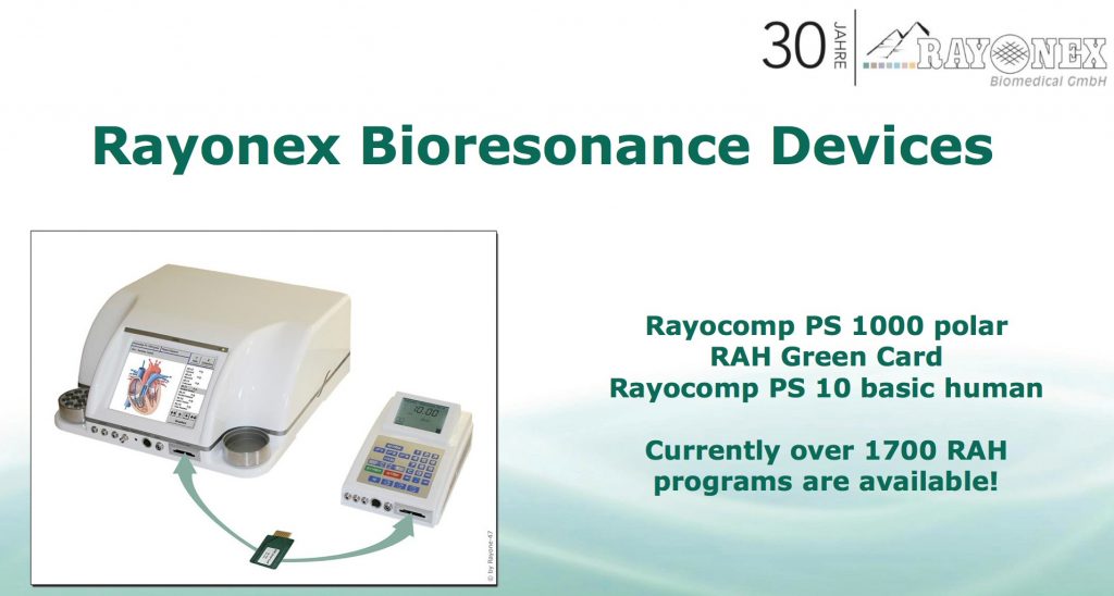 Rayonex Bioresonance Devices - Rayocomp PS1000 Polar